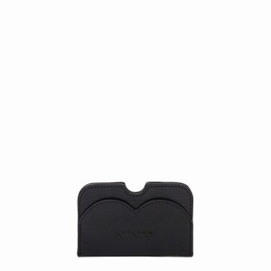 Women's Núnoo Carla Heart Florence Wallets Black | MGU1935US