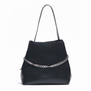 Women's Núnoo Chiara Florence Tote Bags Black | SLM6094JH