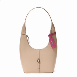 Women's Núnoo Cosmo Buckle Florence Tote Bags Beige | RYS8435QE