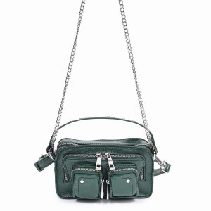 Women's Núnoo Helena City Shoulder Bags Green | NIS4310TC