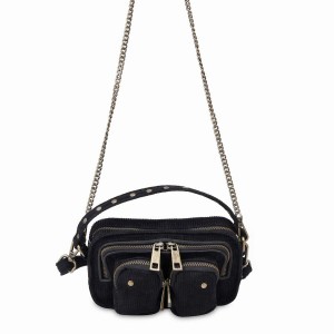 Women's Núnoo Helena Corduroy Small Bags Black | ZUR2380LX