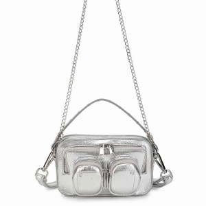 Women's Núnoo Helena Recycled Cool Small Bags Silver | BXA9228AF