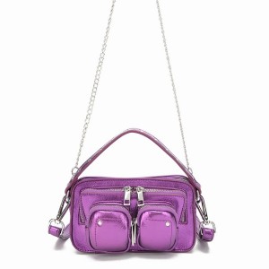 Women's Núnoo Helena Recycled Cool Small Bags Purple | QRJ9447ZD