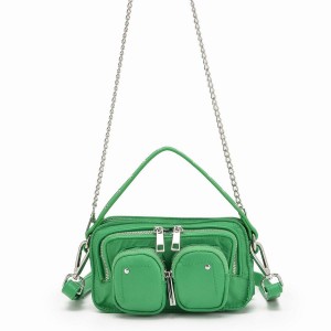 Women's Núnoo Helena Recycled Nylon Small Bags Green | ZVJ1046NO