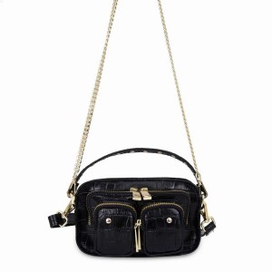 Women's Núnoo Helena Texas Small Bags Black | CPO4992WM