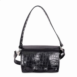 Women's Núnoo Honey Texas Shoulder Bags Black | EFN9796FP