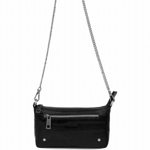 Women's Núnoo Mini Cami Texas Crossbody Bags Black | PQA8149SE