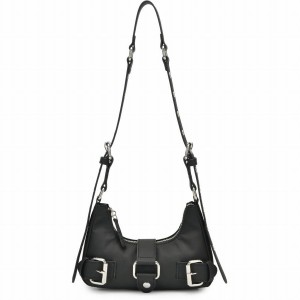 Women's Núnoo Palma Bamboo Small Bags Black | XRD417EF