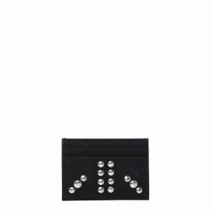 Women's Núnoo Pixie Rivet Washed Wallets Black | KHB2133BL