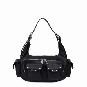 Women's Núnoo Sally Air 1 Shoulder Bags Black | KIL733EA