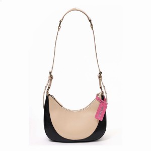 Women's Núnoo Skye Cut Florence Shoulder Bags Beige Balck | MZL448JY