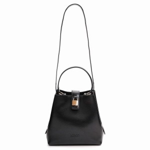 Women's Núnoo Small Chiara Florence Shoulder Bags Black | LQF3796BH