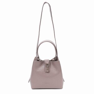 Women's Núnoo Small Chiara New Zealand Shoulder Bags Grey Brown | ONV4178AA