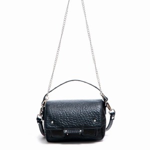 Women's Núnoo Small Honey New Zealand Crossbody Bags Black | ZXB489GB