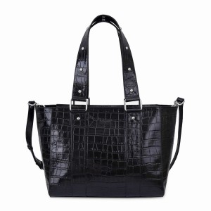 Women's Núnoo Villa Texas Shoulder Bags Black | MJZ2096AW