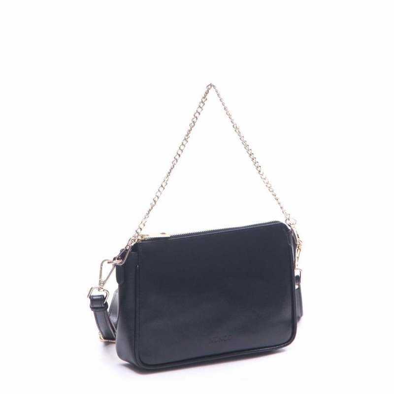 Women's Núnoo Cami Florence Shoulder Bags Black | WWT6648GL