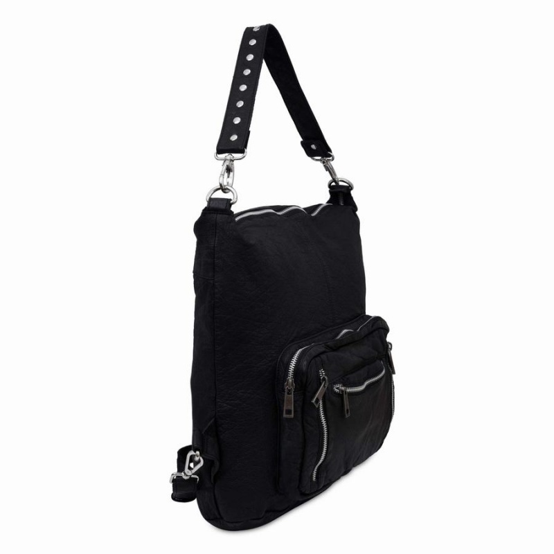 Women's Núnoo Celine Washed Backpacks Black | FSC5673BX