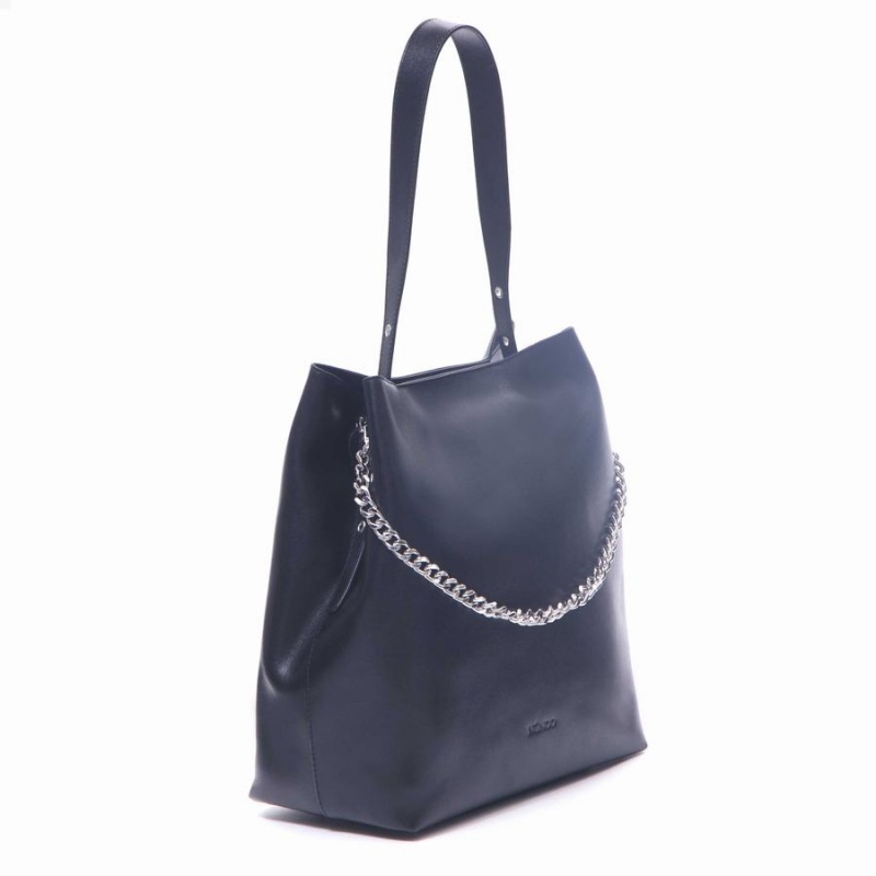 Women's Núnoo Chiara Large Florence Tote Bags Black | WPV6629LY