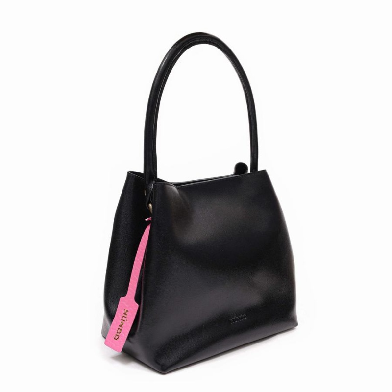 Women's Núnoo Chiara Rope Florence Tote Bags Black | GFI3311YF