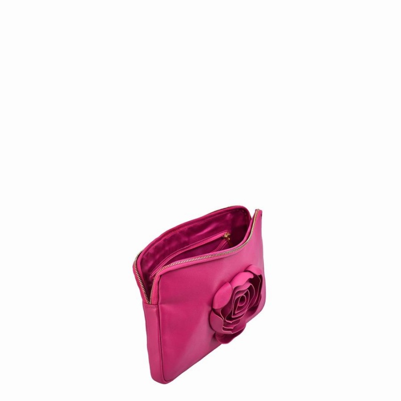 Women's Núnoo Clutch Rose Cozy Bags Pink | BMD7448WF