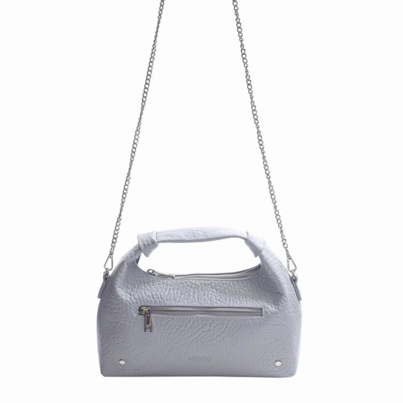 Women\'s Núnoo Dandy New Zealand Shoulder Bags Light Grey | YKO6917YU