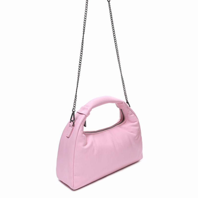 Women's Núnoo Dandy Puffed Sheep Shoulder Bags Pink | KSL6325VD