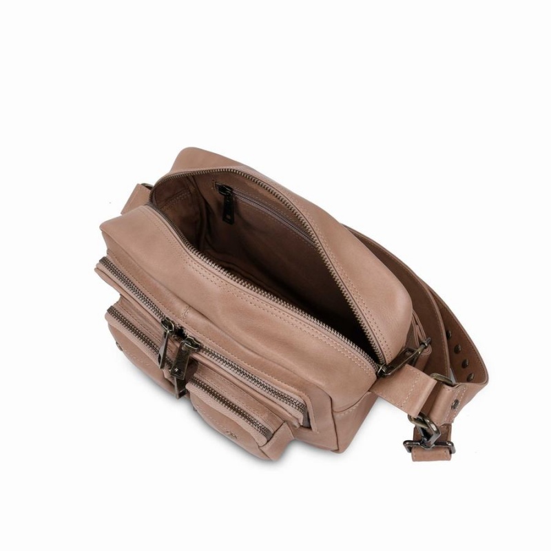 Women's Núnoo Ellie Air Shoulder Bags Beige | YDG5788KC