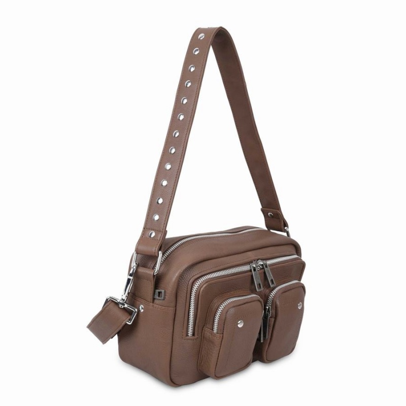 Women's Núnoo Ellie Air Shoulder Bags Brown | BEX3195CW