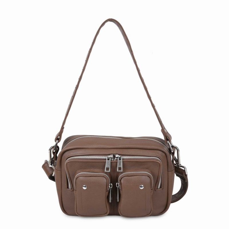 Women\'s Núnoo Ellie Air Shoulder Bags Brown | BEX3195CW