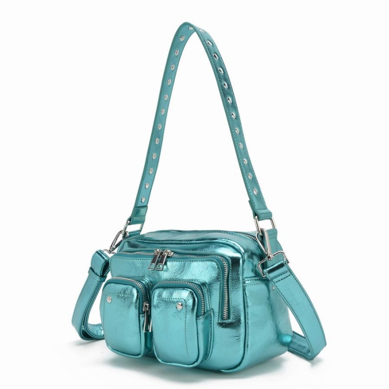 Women's Núnoo Ellie Recycled Cool Crossbody Bags Light Blue | BUM758UZ