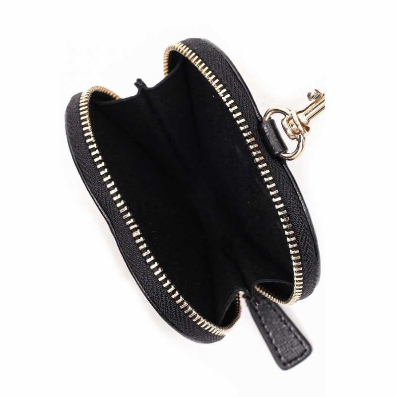 Women's Núnoo Heart Coin Pocket Florence Wallets Black | AXD2257HN