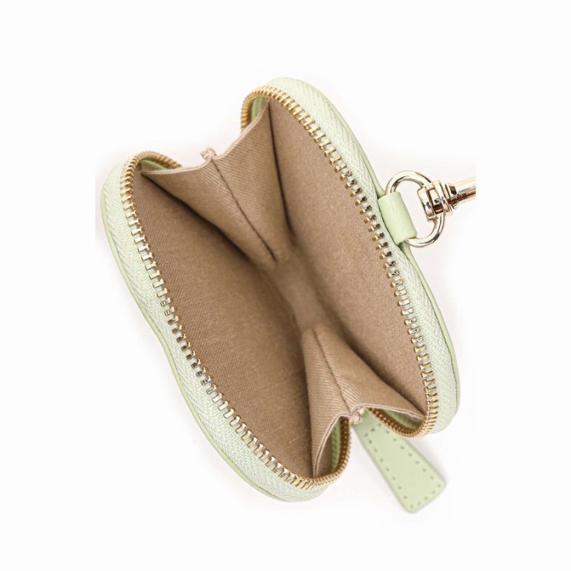 Women's Núnoo Heart Coin Pocket Florence Wallets Light Green | XNV1516VM