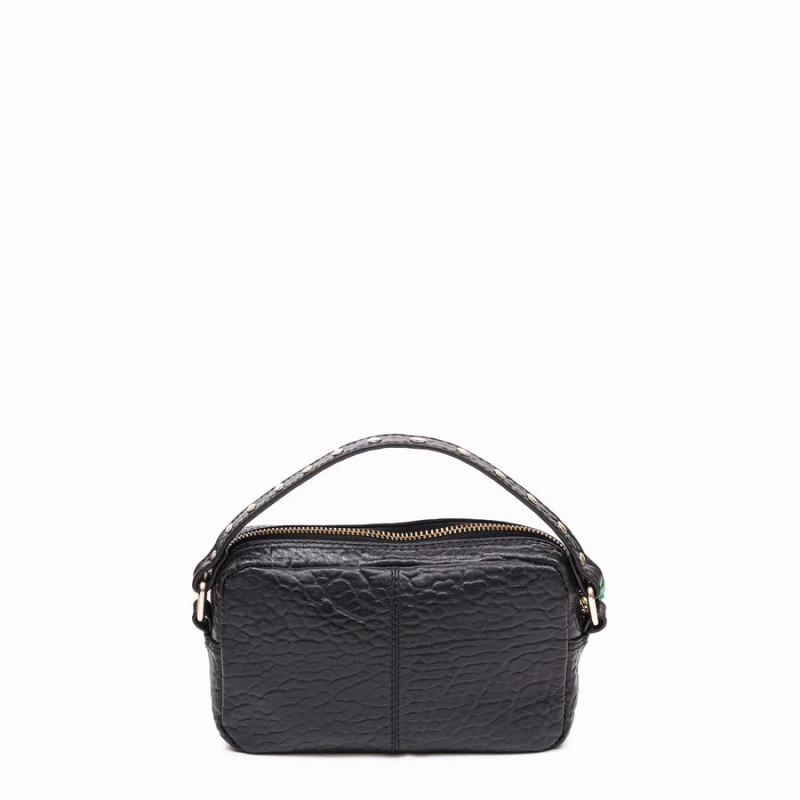 Women's Núnoo Helena Buckle New Zealand Shoulder Bags Black | CMA8522GE