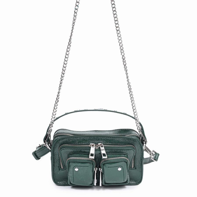 Women\'s Núnoo Helena City Shoulder Bags Green | NIS4310TC