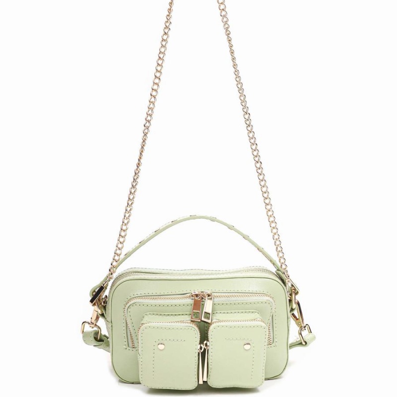 Women\'s Núnoo Helena Florence Shoulder Bags Light Green | IKY1386EG