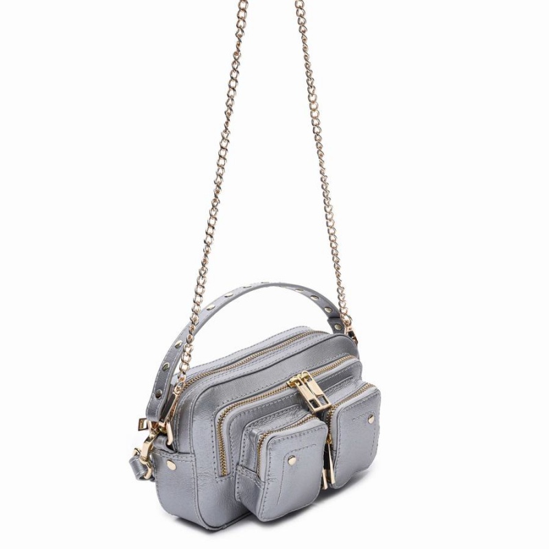 Women's Núnoo Helena Florence Shoulder Bags Silver | YRX624QZ