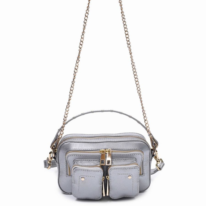 Women\'s Núnoo Helena Florence Shoulder Bags Silver | YRX624QZ