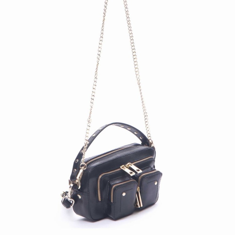 Women's Núnoo Helena Florence Small Bags Black | KEI2627DM