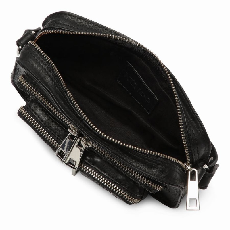 Women's Núnoo Helena Organic Leather Small Bags Black | LSE3433YI