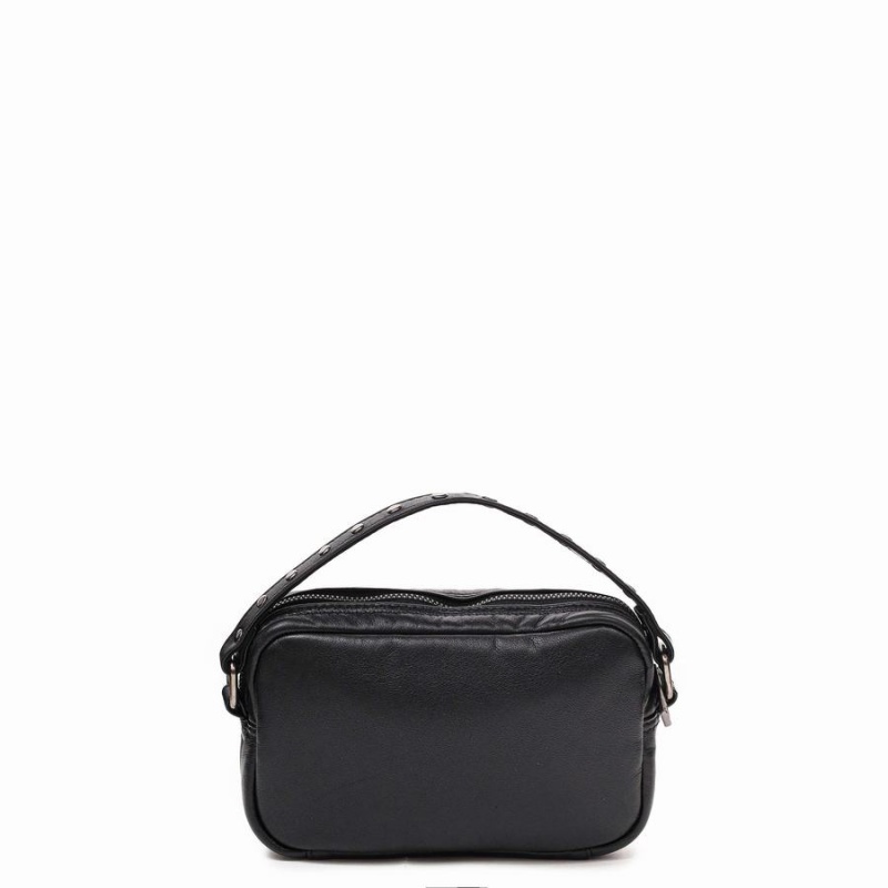 Women's Núnoo Helena Puffed Sheep Shoulder Bags Black | XIZ3750WM