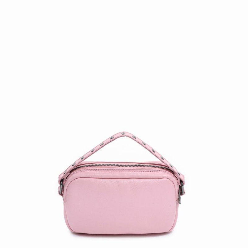 Women's Núnoo Helena Puffed Sheep Shoulder Bags Pink | PDM9865PC