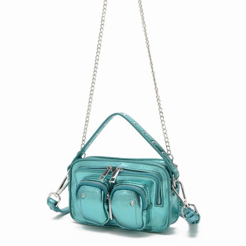 Women's Núnoo Helena Recycled Cool Small Bags Light Blue | OGB4063PM