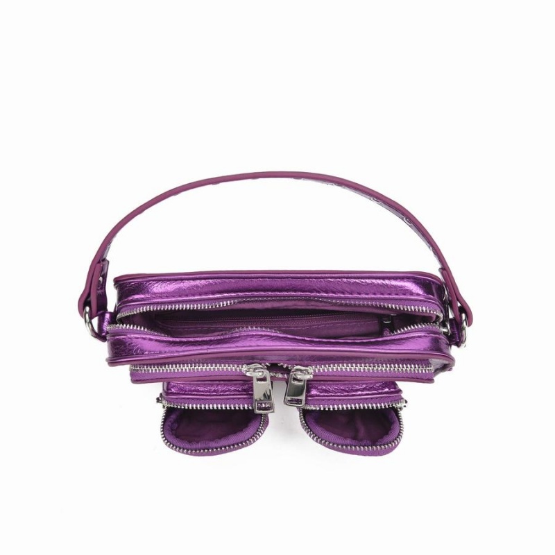 Women's Núnoo Helena Recycled Cool Small Bags Purple | QRJ9447ZD