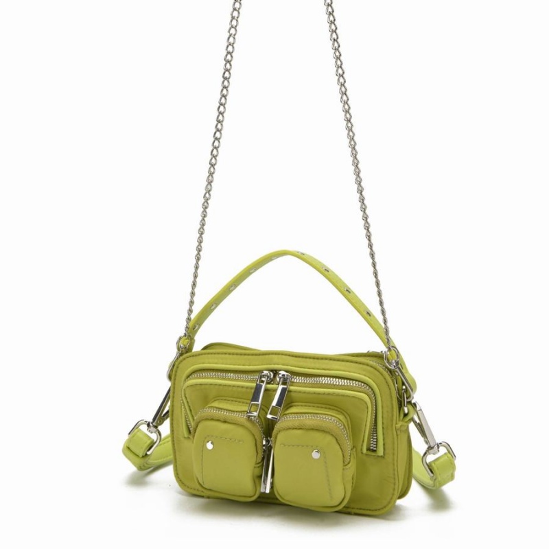 Women's Núnoo Helena Recycled Nylon Small Bags Green | LSA3583KO