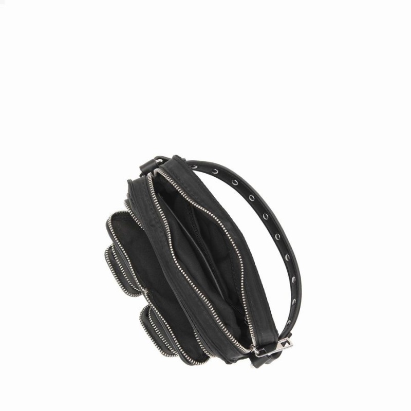 Women's Núnoo Helena Recycled Nylon Small Bags Black | KBM5292TD