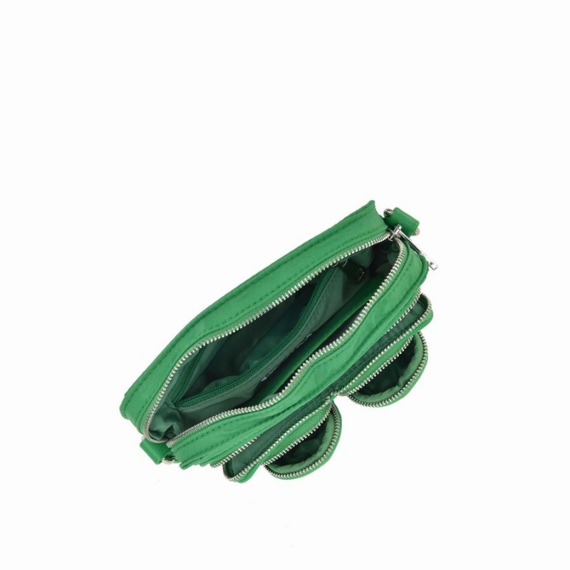 Women's Núnoo Helena Recycled Nylon Small Bags Green | ZVJ1046NO