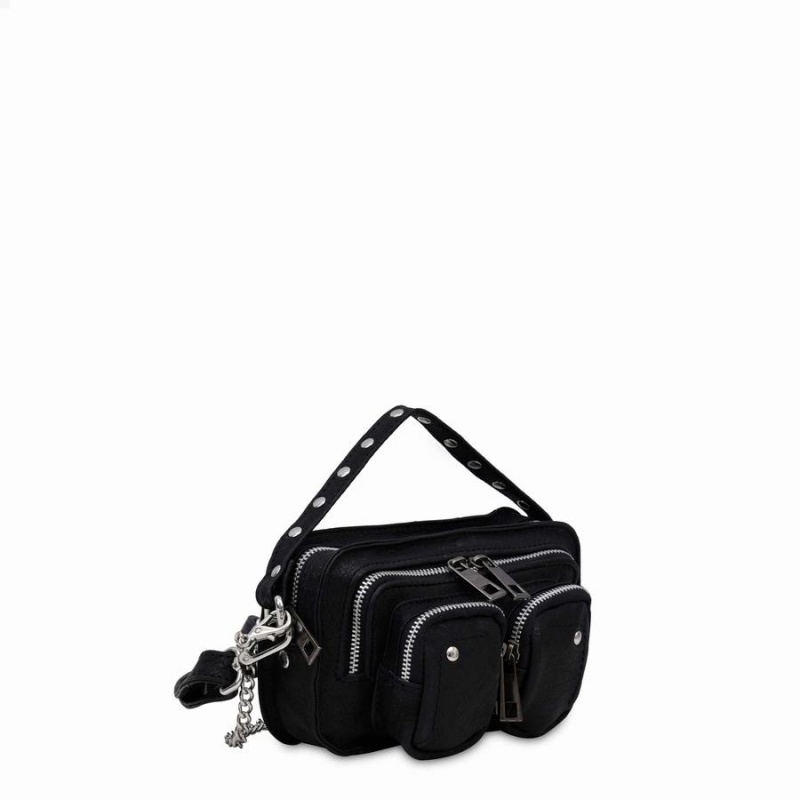 Women's Núnoo Helena Urban Crossbody Bags Black | PVR1310JC