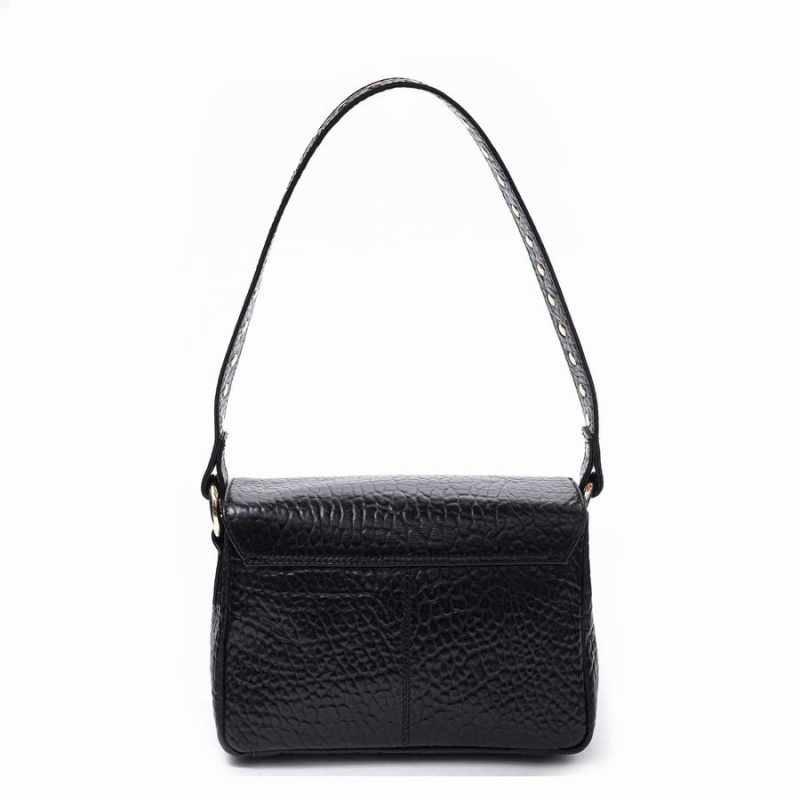 Women's Núnoo Honey New Zealand Shoulder Bags Black | DEV4557NR