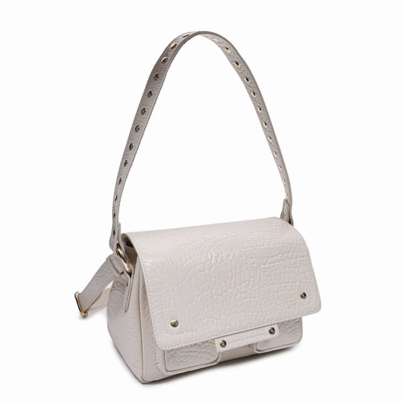 Women's Núnoo Honey New Zealand Shoulder Bags White | KHC2019AE