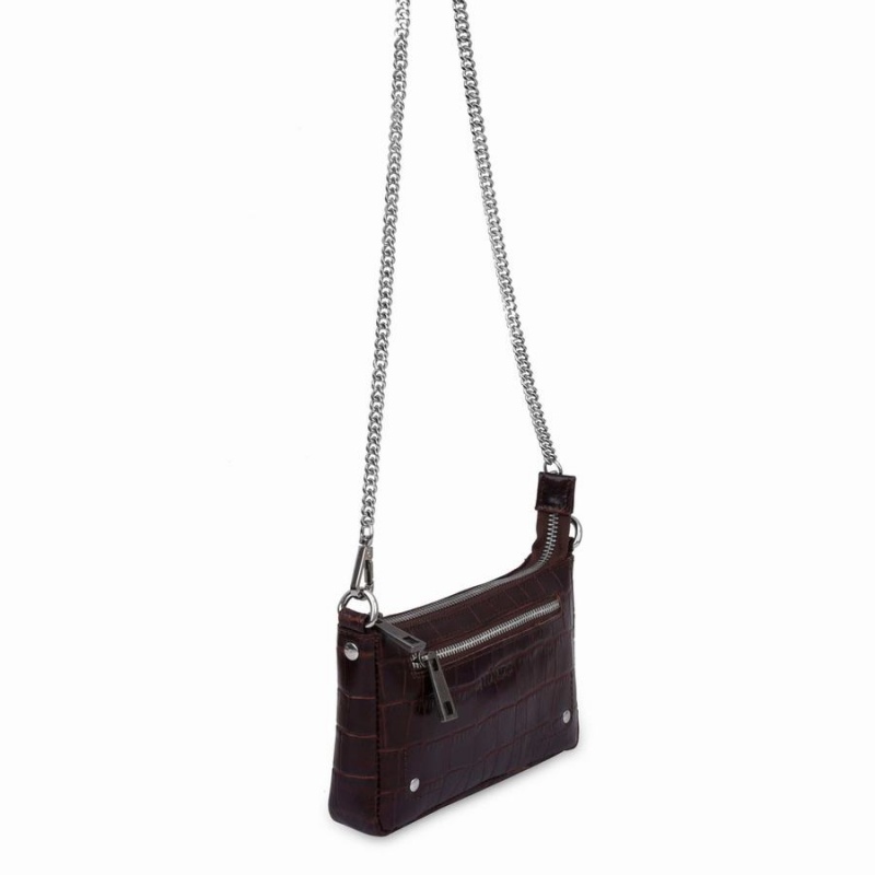 Women's Núnoo Mini Cami Texas Crossbody Bags Brown | FBS8174WC